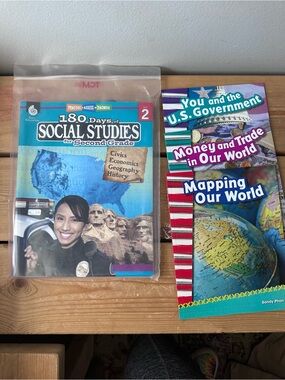 TCM 2nd Grade 180 Days of Social Studies book bundle